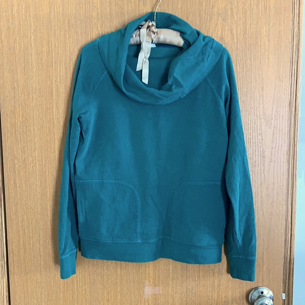 Patagonia cowl neck cotton sweater